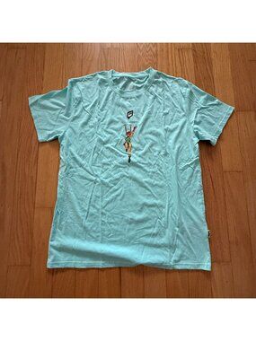 Twitch vs Street Fighter Unisex Large Cammy Teal Short Sleeve Graphic T-Shirt Tw
